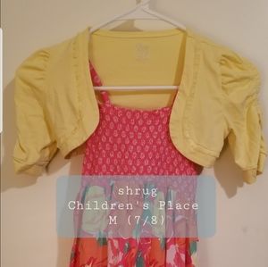 SET: Girls Dress and Cardigan